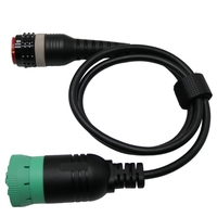 Cable Adaptador de Diagnóstico de 9 Pines para Camiones Pesados, Lector de Códigos de Error, Comunicación ECU, Compatible con Volvo