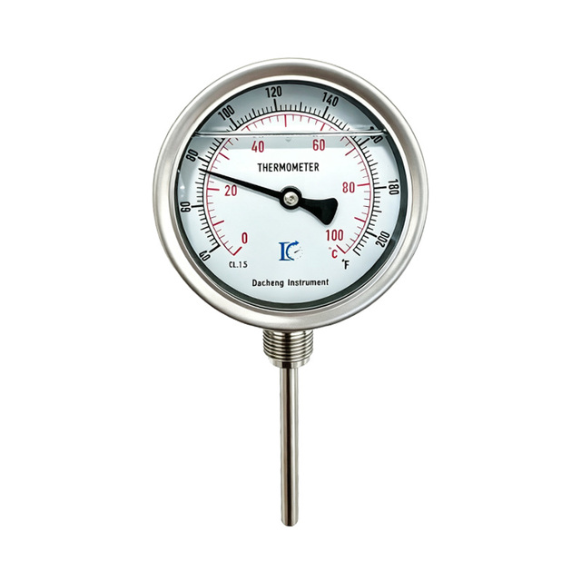 Factory Direct 5.91-Inch Stainless Steel Bimetal Industrial Thermometer with USB Communication IP65 OEM & ODM Supported