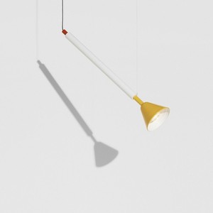 Lampe suspendue longue dorée à LED, éclairage d'ambiance, 220V, commande par interrupteur - Product Image 2