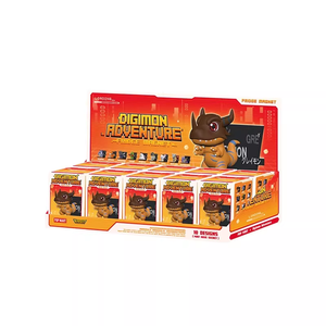 Venta al por Mayor de Figuras Originales POPMART <span class=keywords><strong>Digimon</strong></span>, Serie de Imanes para Refrigerador, Caja Sorpresa, Adornos de Escritorio, Regalos de Cumpleaños - Product Image 1
