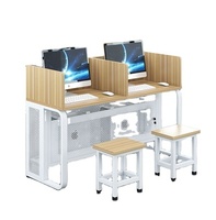 Table et chaise de laboratoire informatique de mobilier scolaire primaire pour l'atelier universitaire de physique pour les étudiants