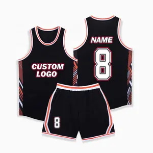 Kaus basket asli Logo bordir kustom desain terbaru kaus untuk pria set basket Jersey polos klasik putih 240