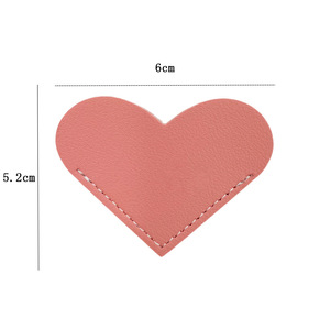 Personalized creative leather heart-shaped <b>bookmarks</b>, cute and refreshing heart-shaped <b>bookmark</b> gifts, mini book clips and - Product Image 5
