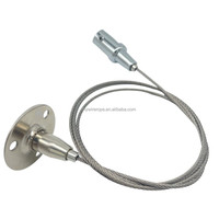 Accessoires d'éclairage en acier inoxydable, cuivre et laiton, pince à câble pour système de suspension
