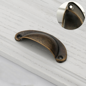 WEKIS rétro métal cuisine tiroir placard meubles coquille armoire matériel Antique coquille armoire poignées Bronze armoire tire - Product Image 4
