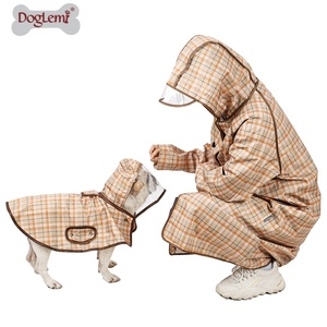 Manteau de luxe pour chien Loral mignon imprimé Animal classique Style occidental parfait accessoire de pluie d'été pour chiens - Product Image 3