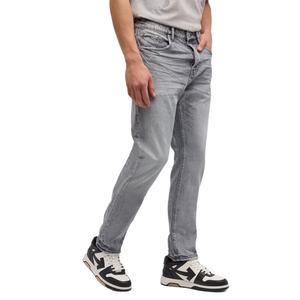 กางเกงยีนส์เดนิมทรงสลิมขาตรงสีซีดสำหรับผู้ชายขายส่ง เสื้อผ้าสตรีทแวร์ กางเกงยีนส์ไบค์เกอร์ผู้ชายแบบบางสำหรับฤดูร้อน - Product Image 2