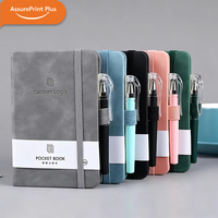 Vente en gros de carnets de notes miniatures portables en cuir PU avec logo personnalisé en relief, format A7, couverture rigide, cadeau d'affaires