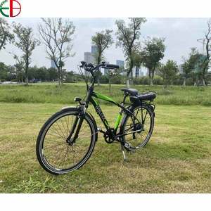 <span class=keywords><strong>V</strong></span>élo électrique <span class=keywords><strong>EB</strong></span> 250W neuf avec cadre en alliage d'aluminium, moteur à moyeu arrière, batterie au lithium, porte-bagages arrière - Product Image 3