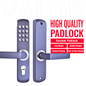 2024 New Arrival tất cả các kim loại 665,000 kết hợp mạnh mẽ an ninh khóa cửa Key mật khẩu cơ khí mã thép không gỉ khóa cửa - Product Image 1