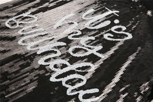 Vestido camisero informal brillante para mujer, traje brillante con letras brillantes de It's MY Birthday - Product Image 6