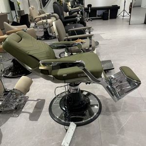 Cadeira de Barbeiro Elétrica Luxuosa com Ajuste Hidráulico de Altura para Salão de Beleza à Venda com Massagem - Product Image 6