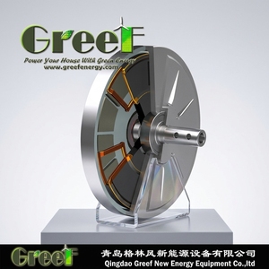 Generador Eólico de 2 KW de Baja Velocidad, 32 Polos, Alta Eficiencia para Instalación en Zonas Costeras - Product Image 2