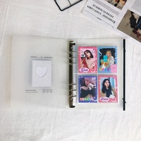 Dossier de dossier d'anneau de bureau A5 A6 A4, 50 pièces, classeur, spirale PP Transparent, pour anneau d'affaires