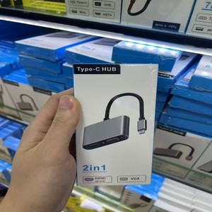 Adattatore USB C 4 in 1 con Doppia Uscita <span class=keywords><strong>4K</strong></span> HDTV, 100W PD, USB3.0, Hub OTG per MacBook, <span class=keywords><strong>Dell</strong></span>, HP, Monitor Multipli, TV, Proiettore, Accetta OEM - Product Image 3