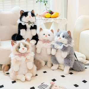 Cojín De Peluche Grande Con Forma De Gato, Súper Suave, Jugu | Meses Cojín De Peluche Grande Con Forma De Gato, Súper Suave, Jugu | Meses