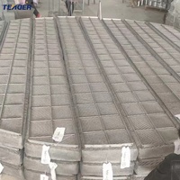 Haute efficacité résistant à la Corrosion séparation industrielle 50mm épaisseur maille tricotée désembuage tampon éliminateur de brume fibre métallique