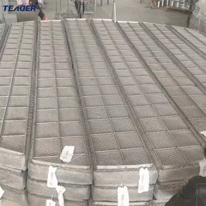 Separación Industrial resistente a la corrosión de alta eficiencia, malla tejida de 50mm de espesor, almohadilla desempañadora, eliminador de niebla, fibra de Metal - Product Image 5