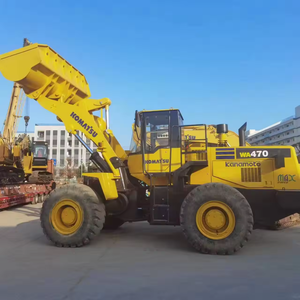 Chargeuse sur pneus Komatsu WA470-3 d'occasion de fabrication japonaise, capacité de levage élevée, moteur efficace, pompe hydraulique, utilisation facile - Product Image 6