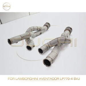 Tuyau d'échappement à haut débit OUCHI pour Lamborghini <span class=keywords><strong>Aventador</strong></span> SVJ LP770-4 2018-2021 6.5L V12 système d'échappement de pièce de Performance automatique - Product Image 4