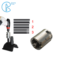 Outil de décapage de tuyaux Turbo 40 en aluminium durable, facile à utiliser avec une perceuse électrique
