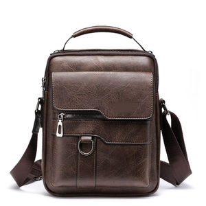 K1344 Bolso de Cuero PU para Hombre, Bolsa de Mensajero Portátil de Viaje al Aire Libre para Uso Diario y Vacaciones - Product Image 4