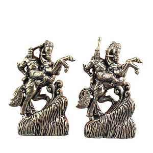 Nueva Figura de <span class=keywords><strong>Guan</strong></span> Gong Montando a Caballo en Latón de Dington 2026: Éxito en el Año del Caballo, Dragón del Zodiaco - Product Image 1