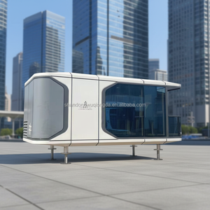 Maison préfabriquée en conteneur, villa, bureau, capsule spatiale, cuisine <span class=keywords><strong>mobile</strong></span> pour hôtel commercial, étanche, de style européen - Product Image 4