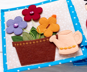 <span class=keywords><strong>Livre</strong></span> d'activités Montessori en feutre pour enfants et tout-petits, jouet éducatif silencieux pour l'apprentissage précoce - Product Image 2