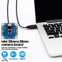 Caméra USB 8MP avec autofocus, module de caméra PC 4K avec objectif sans distorsion pour ordinateur et Raspberry Pi USB8MP04AF-V72