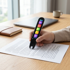 Stylo de numérisation de livres avec fonction OCR et TTS personnalisées pour la lecture de livres, prise en charge des langues anglaise, allemande, italienne, espagnole, française - Product Image 3