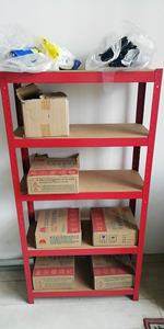 저렴한 5 스틸 코너 선반 차고 선반 REGAL MAGAZANWY 금속 CZARNY 180x90x40cm 875kggs 로드 볼트리스 랙 강력 - Product Image 2