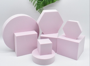 Décoration pour produits 8 en 1 Cube géométrique Table de séance <span class=keywords><strong>photo</strong></span> colorée 8pcs EVA Foam Props Backgrounds Backdrop Photography Props - Product Image 5