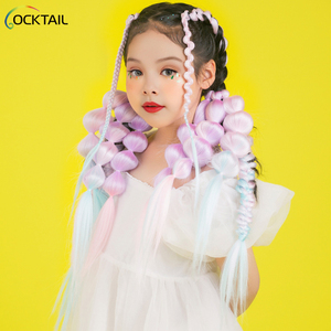 Phổ biến nóng bán hàng đèn lồng bện tóc, 300 các loại màu sắc trước kéo dài dễ dàng bện tự làm Đèn Lồng Kiểu tóc đuôi ngựa - Product Image 1