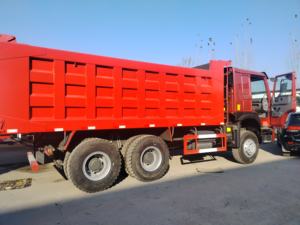 HOWO รถดัมพ์ดีเซล2ยูโรสำหรับงานหนัก6x4พร้อมกล้องหลังพวงมาลัยซ้ายใช้สำหรับการทำเหมืองส่งออก - Product Image 2