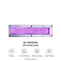 Lampe de séchage UV LED 450W refroidie par eau 150*30mm 14W/cm² pour séchage d'encre UV et d'adhésifs d'imprimantes Ricoh G5 G6 Epson I3200 Toshiba