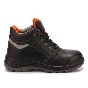 Protective Safety Shoes Leather Steel Toe Work <b>Boots</b> Slip Resistant Lightweight Industrial Footwear for <b>Men</b> Women Factory Safety - Product Image 3