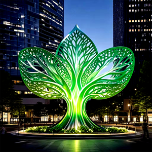 Современное искусство, большие деревья, скульптуры, листья, парк, живописный уличный водонепроницаемый ландшафтный свет, светодиодное модельное освещение, культурная дорожная лампа - Product Image 3