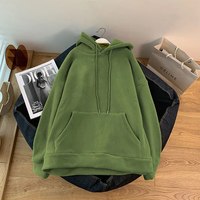 2023 Double face polaire solide mode pull à capuche femmes printemps à manches longues décontracté hiver chaud ample haut à capuche