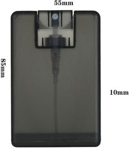 Hot Sale Plastic Credit Card Shape 20ml <b>Perfume</b> <b>Spray</b> <b>Bottle</b> with Screen Printing and Pump Sprayer - Product Image 2