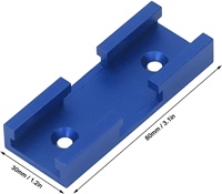 Kit de 4 serre-joints en T en alliage d'aluminium YANJIN de 80 mm pour profilés en aluminium, produits métalliques pour la maison et le bureau