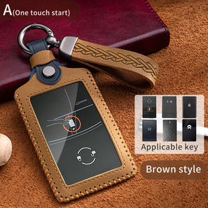 Funda Protectora de Piel Crazy Horse para Llave Inteligente de Hongqi, Serie HS5/HS7/H7/H9, Accesorios para Auto - Product Image 6