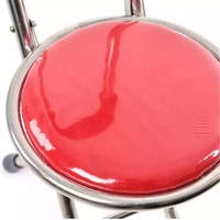 Chaise de marche pliable en alliage d'aluminium pour personnes âgées, bâton de marche à quatre pieds avec siège et tabouret