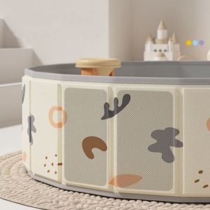 Bể bơi trò chơi tròn gấp 120*30 cm chứa đầy cát cho trẻ em chơi các hoạt động trong nhà và ngoài trời - Product Image 4