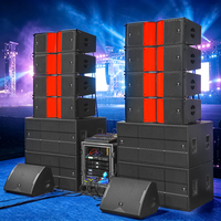Diamond Audio Sıcak Fırsat 12'' Pasif Line Array Stadyum Arena Kilise Konferans Profesyonel Ses Sistemi 18'' Subwoofer ile