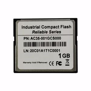 بطاقة ذاكرة فلاش Cf الصناعية, بطاقة ذاكرة فلاش مدمجة Slc Nand نوع الفلاش لألعاب Cnc