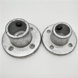 Abrazaderas de llave de revestimiento galvanizado grueso Abrazadera de llave de ajuste para barandillas de seguridad - Product Image 4