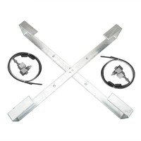 Accessoires de câble à fibre optique en aluminium pour pièces de télécommunications Accessoires de câble de matériel de ligne de poteau de tour d'énergie électrique