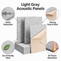 Panneaux acoustiques carrés en feutre de polyester pour hôtel avec design graphique