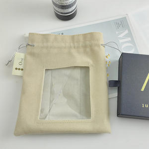 10x12cm Flannel Gift Bags With Ribbon Party Candy Favor Custom Logo Beauty Makeup Dust Sack Velvet Jewelry Packaging <b>Pouches</b> - Product Image 5